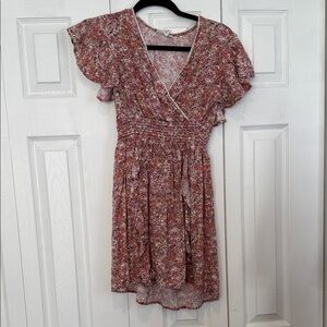 Japna Multicolor Floral Wrap Dress